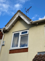 Before and after soffits and fascias